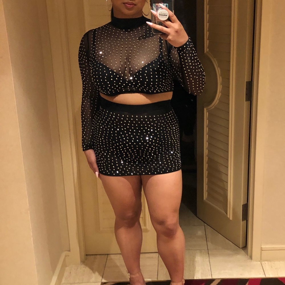 BEDAZZLED TWO PIECE SET